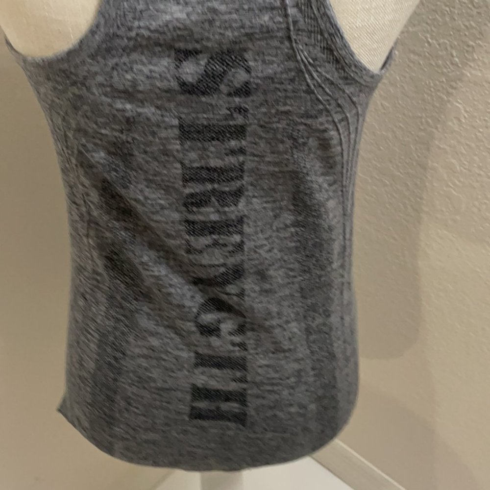 Soba Sport Woman's Athletic Top Grey Size Large - Picture 3 of 4